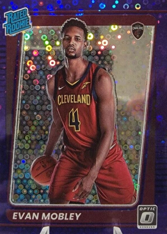 Evan Mobley 2021 Optic #175 Fast Break Purple /95 Rookie BGS 9