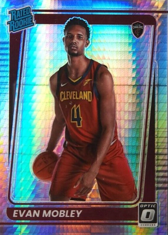 Evan Mobley 2021 Optic #175 Lucky Envelopes /8 Rookie PSA 10