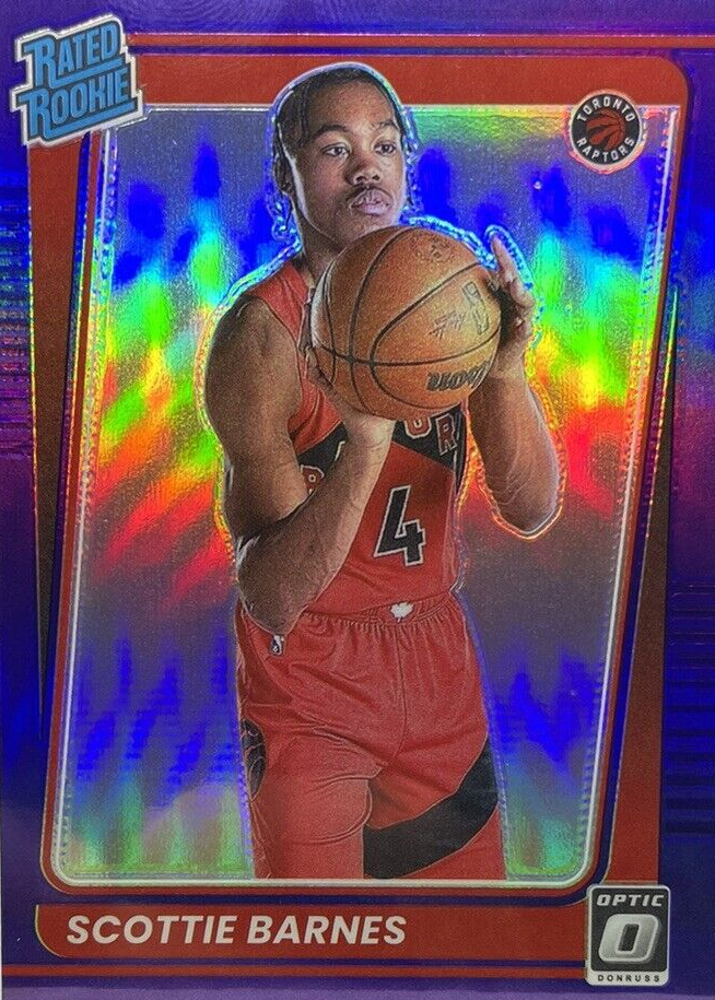 Scottie Barnes 2021 Optic #186 Purple PSA 10 Price Guide - Sports Card  Investor