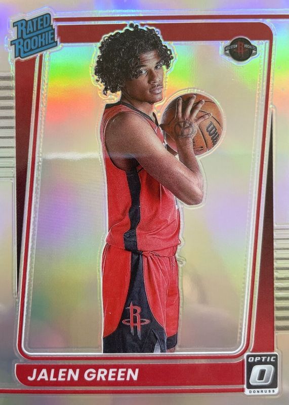 Jalen Green 2021 Optic #159 Holo Rookie SGC 9.5