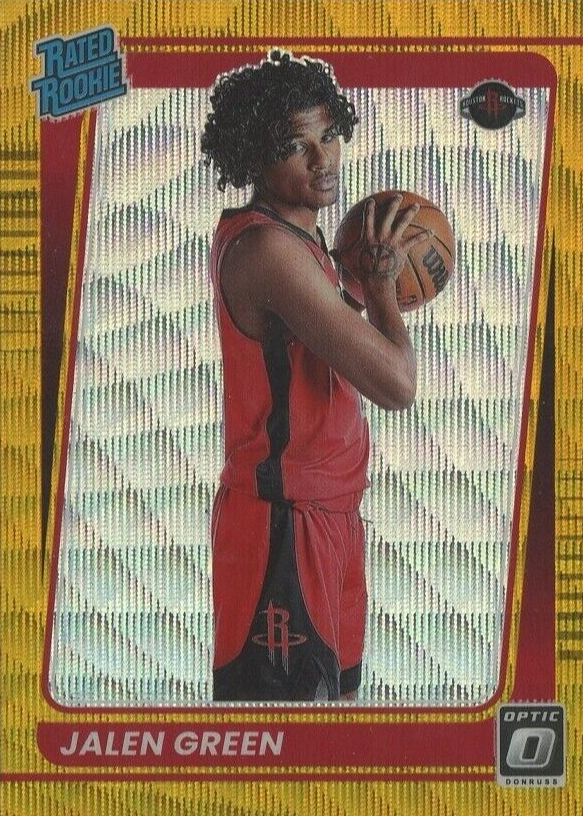Jalen Green 2021 Optic #159 Gold Wave Price Guide - Sports Card