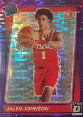 2021 Optic #181 Target Purple Pulsar