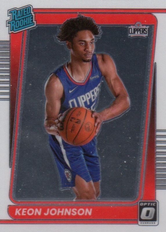 Keon Johnson 2021 Optic #192 Base Rookie PSA 10