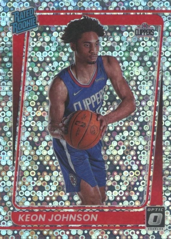 Keon Johnson 2021 Optic #192 Fast Break Rookie SGC 10