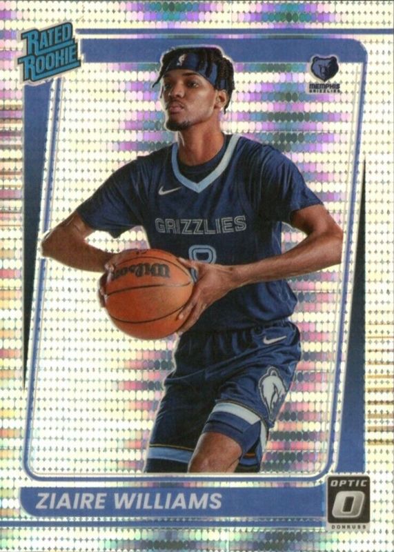 Ziaire Williams 2021 Optic #198 Target Box Set Rookie PSA 10