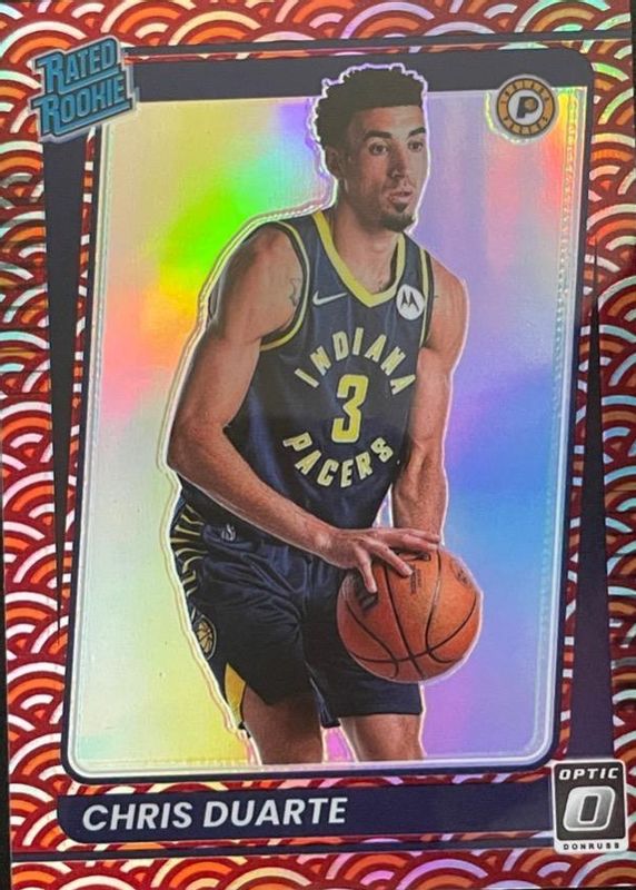 Chris Duarte 2021 Optic #173 Photon /(SSP) Rookie SGC 10