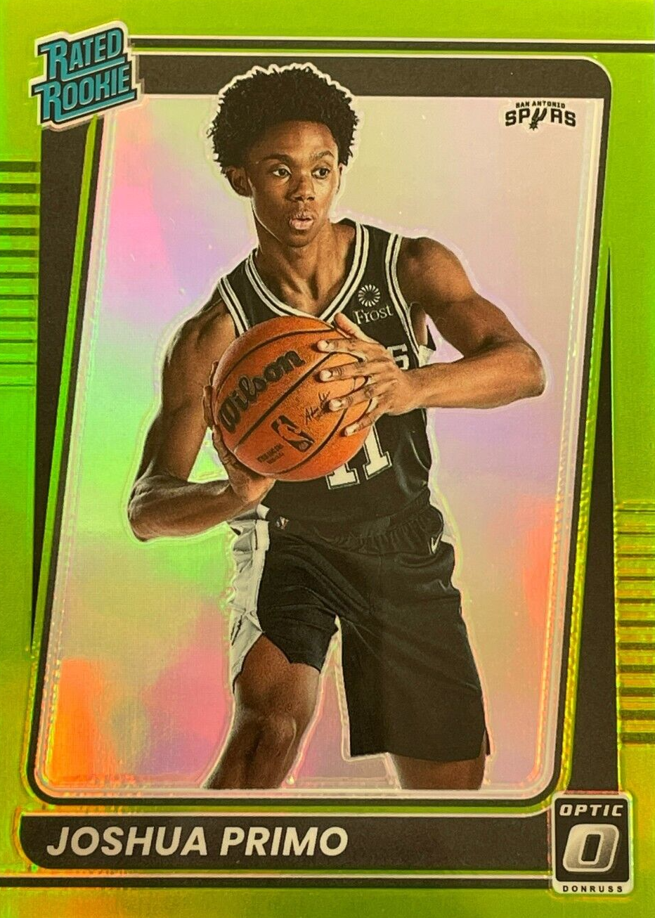 NBA カード JOSHUA PRIMO RC OPTIC GREEN /5 Joshua Primo 2021 Optic #162 Lime Green /149 Price Guide - Sports