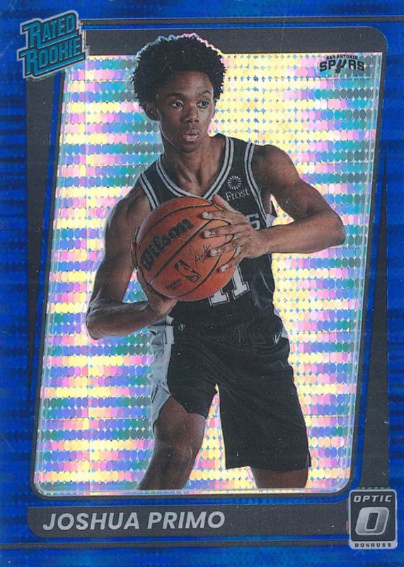 Joshua Primo 2021 Optic #162 Blue Pulsar Rookie RAW