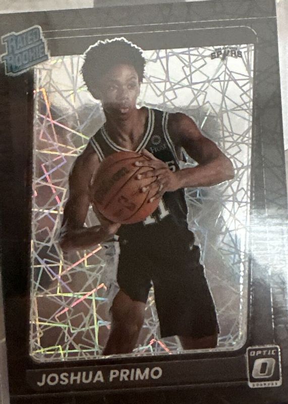 Joshua Primo 2021 Optic #162 Black Velocity /39 Rookie RAW