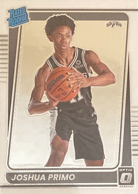 Joshua Primo 2021 Optic #162 Base Rookie RAW