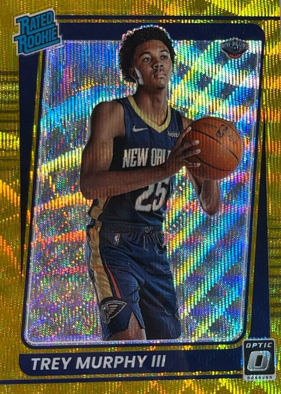 Trey Murphy III 2021 Optic #178 Gold Wave Rookie SGC 9.5