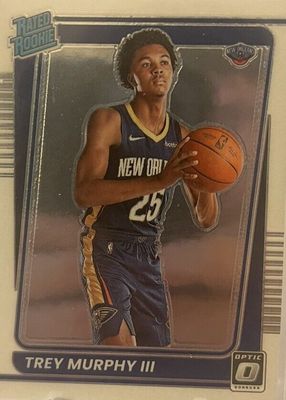 Trey Murphy III 2021 Immaculate #113 Rookie Patch Auto /99