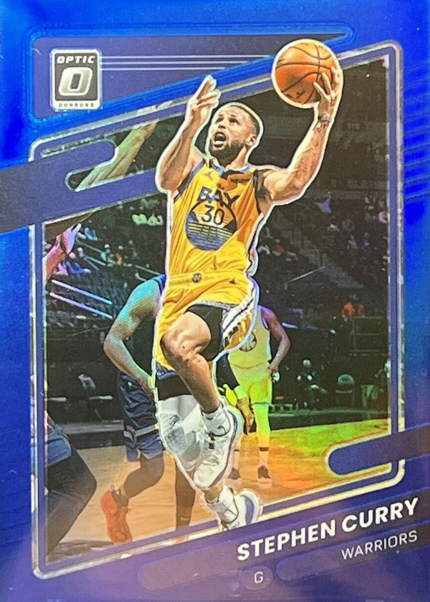 Stephen Curry 2021 Optic #128 Blue /59 PSA 10 Price Guide