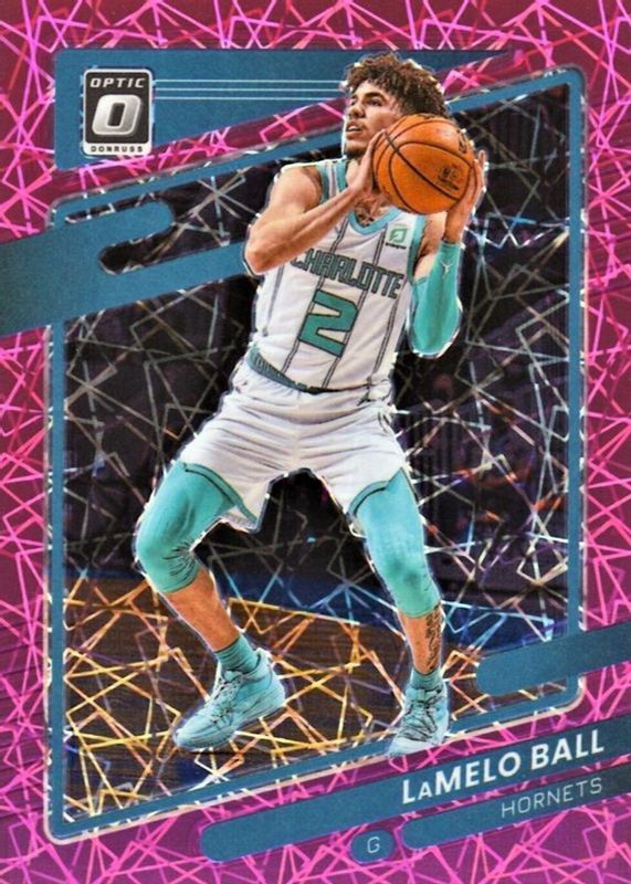 LaMelo Ball 2021 Optic #26 Pink Velocity /79 PSA 10