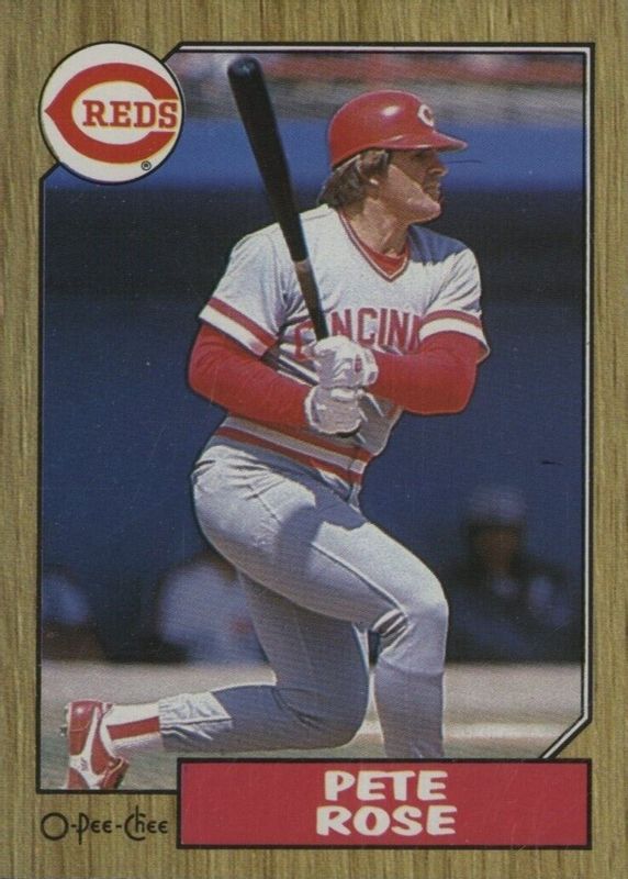 Pete Rose 1987 O-Pee-Chee #200 Base PSA 10