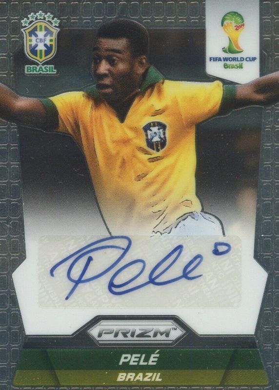 Pele 2014 Prizm World Cup Signatures RAW