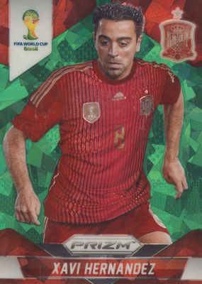 Xavi Hernandez 2014 Prizm World Cup Signatures RAW Price Guide 