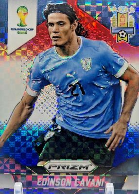 2014 Prizm World Cup #193 Red White Blue Power Plaid