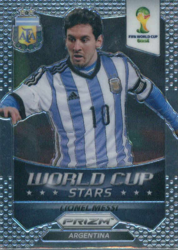 Lionel Messi 2014 Prizm World Cup World Cup Stars PSA 10