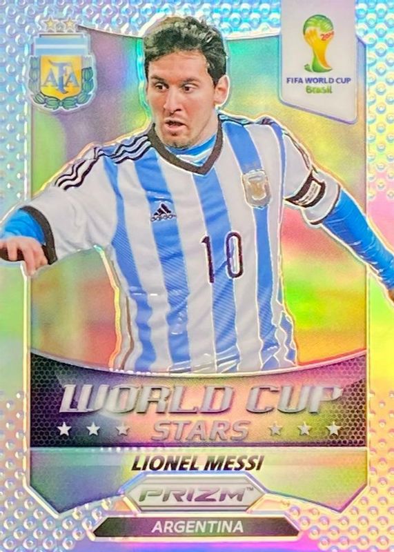 Lionel Messi 2014 Prizm World Cup World Cup Stars - Silver Price 