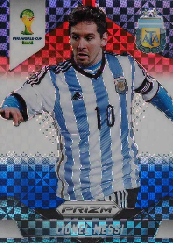 Lionel Messi 2014 Prizm WC プリズム版 Lionel MESSI #1 2014 Panini PRIZM World Cup STARS Red/Blue