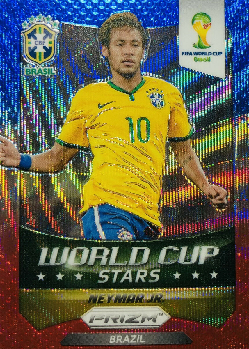 Neymar Jr. 2014 Prizm World Cup World Cup Stars - Blue & Red