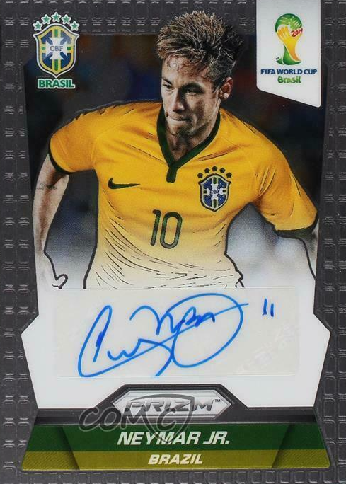Neymar Jr. 2014 Prizm World Cup Signatures Price Guide