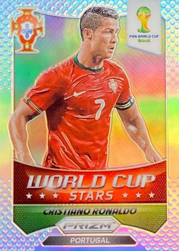 Cristiano Ronaldo 2014 Prizm World Cup World Cup Stars - Silver PSA 10