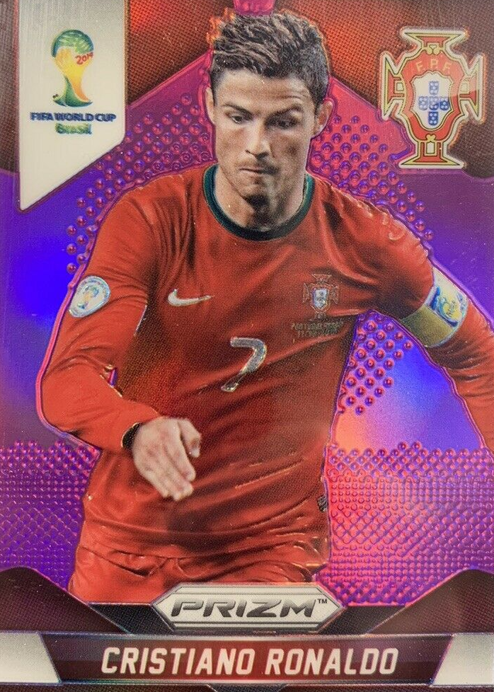 Cristiano Ronaldo 2014 Panini Prizm World Cup Red Silver Prizms