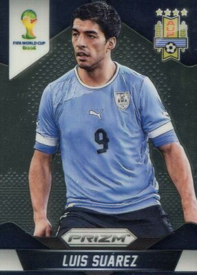 Luis Suarez 2014 Prizm World Cup Signatures RAW Price Guide 