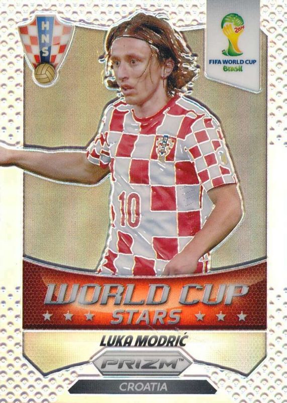 Luka Modric 2014 Prizm World Cup World Cup Stars - Silver RAW