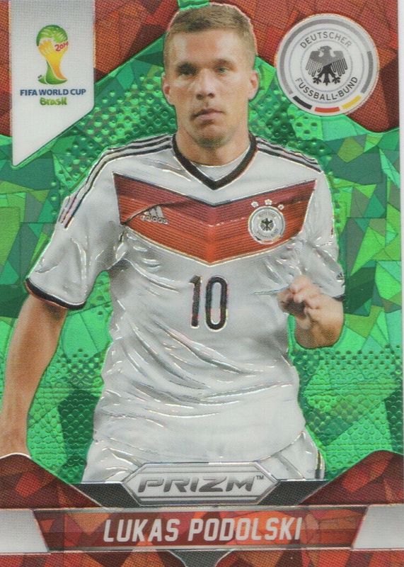 2014 Prizm World Cup #92 Green Crystal /25