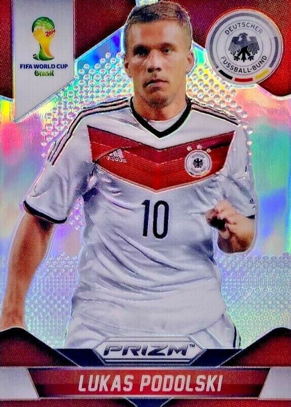 Lukas Podolski 2014 Prizm World Cup #92 Silver PSA 10