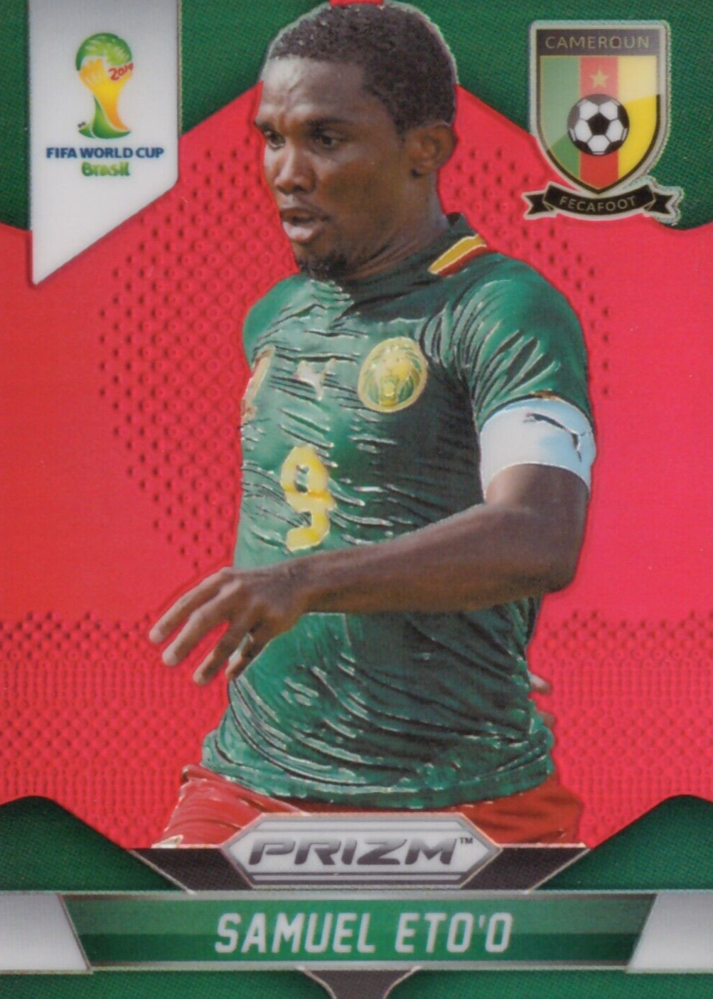 Samuel Eto'o 2014 Prizm World Cup #40 Red /149 Price Guide