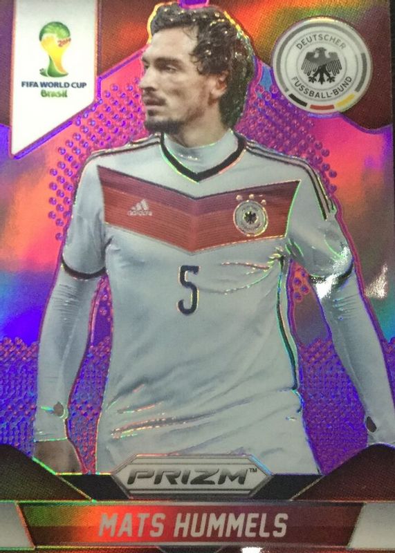Mats Hummels 2014 Prizm World Cup #84 Purple /99 RAW
