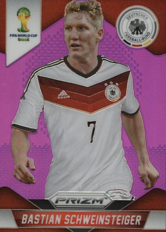 Bastian Schweinsteiger 2014 Prizm World Cup #90 Purple /99 PSA 10