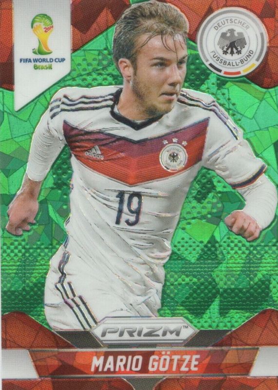 2014 Prizm World Cup #89 Green Crystal /25