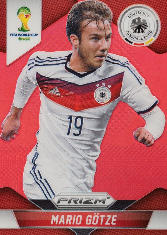 Mario Gotze 2014 Prizm World Cup #89 Red /149 PSA 9