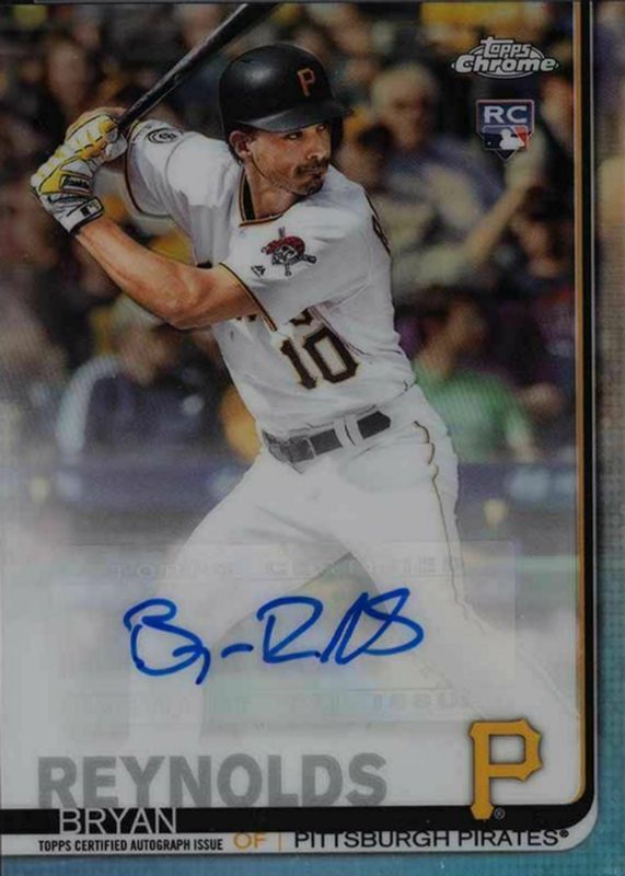 Bryan Reynolds 2019 Topps Chrome Update #CUA-BRE Autographs Rookie PSA 9