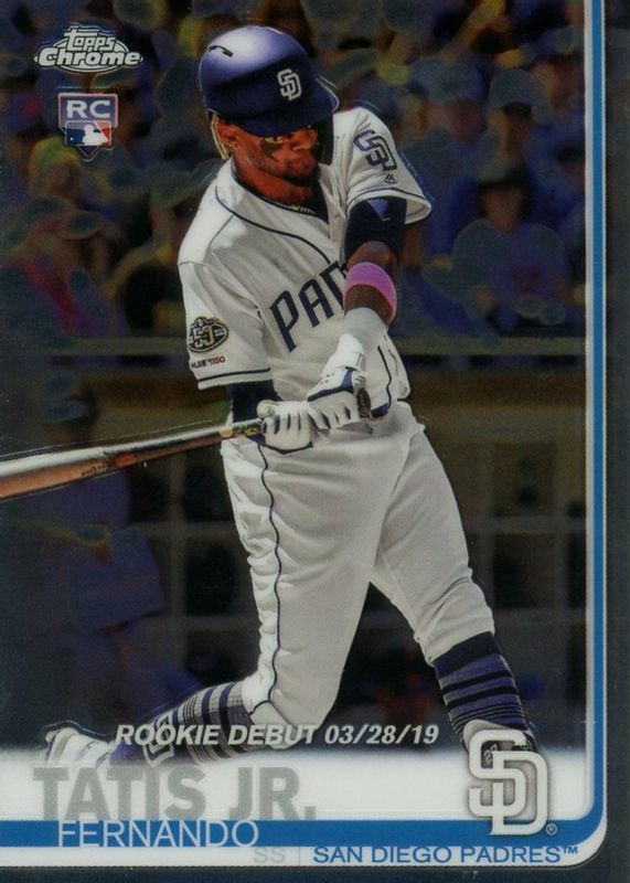 Fernando Tatis Jr. 2019 Topps Chrome Update #54 Rookie Debut Rookie SGC 9