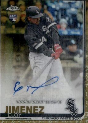 2019 Topps Chrome Update #RDA-EJ Rookie Debut Autographs - Gold Refractor /50