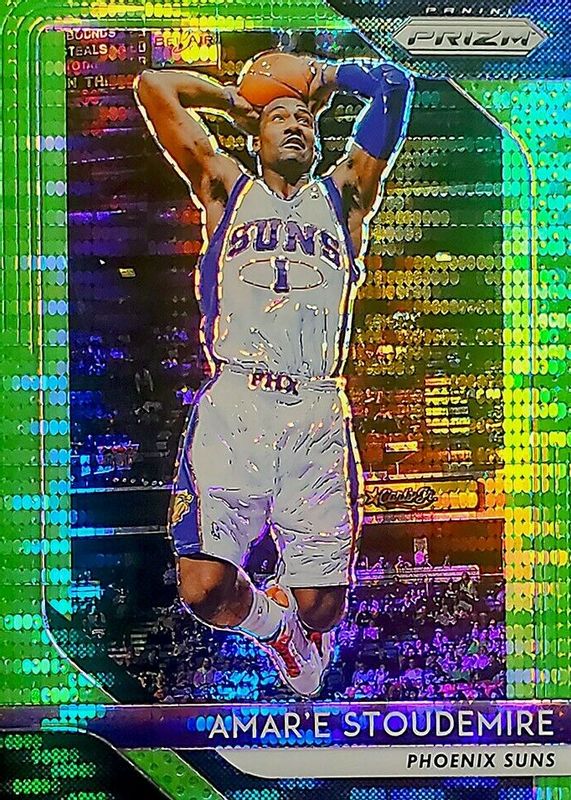 Amar'e Stoudemire 2018 Prizm #295 Green Pulsar /25 PSA 10