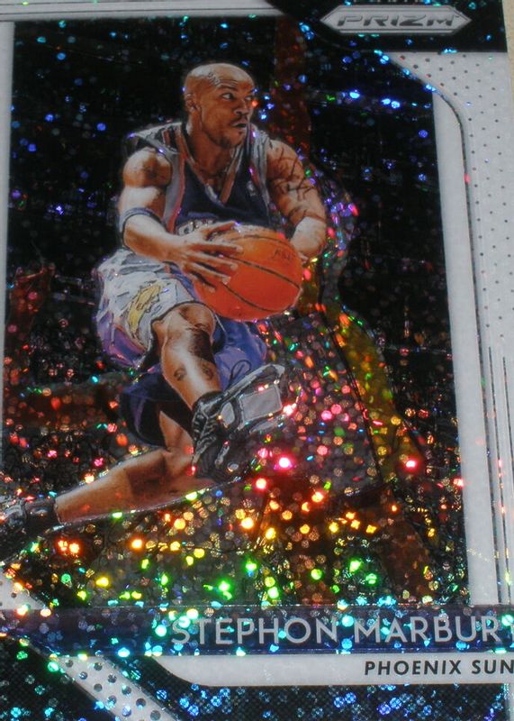 Stephon Marbury 2018 Prizm #265 White Sparkle /(SSP) RAW