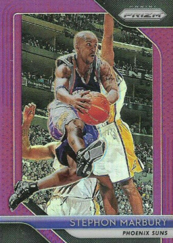 Stephon Marbury 2018 Prizm #265 Purple /75 RAW