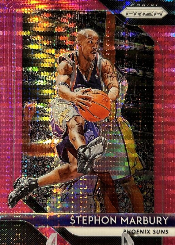 Stephon Marbury 2018 Prizm #265 Pink Pulsar /42 PSA 10