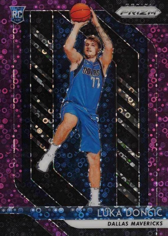 Luka Doncic 2018 Prizm #280 Fast Break Purple /75 Price Guide 