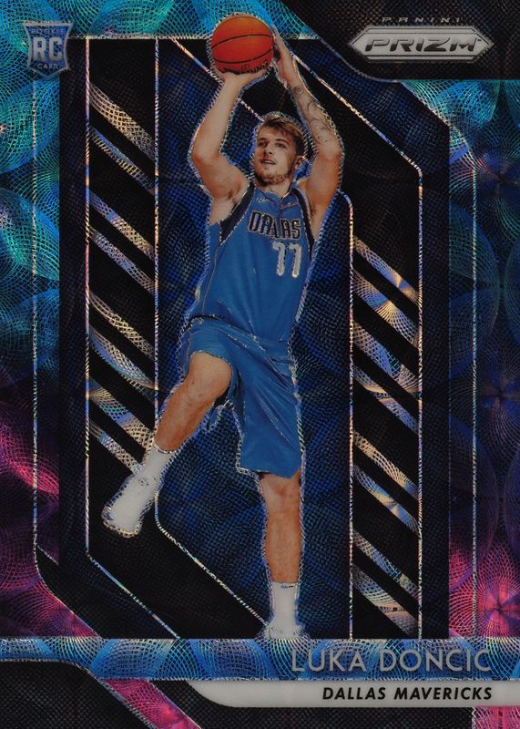 Luka Doncic 2018 Prizm #280 Choice Nebula /1 Rookie PSA 10