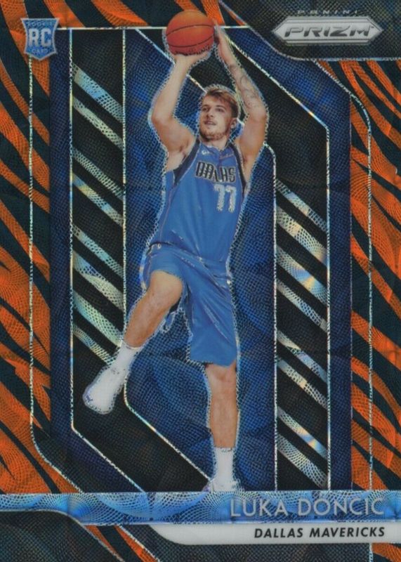 Luka Doncic 2018 Prizm #280 Choice Tiger Stripe /(SSP) Rookie BGS 9