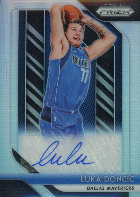 Luka Doncic 2018 Prizm #RS-LDC Rookie Signatures - Silver BGS 9.5 