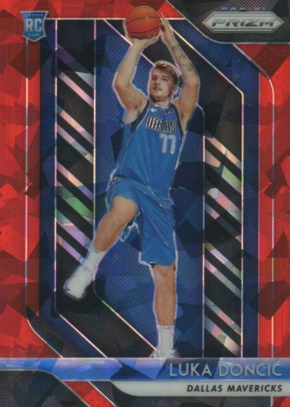 Luka Doncic 2018 Prizm #280 Red Ice Rookie BGS 9